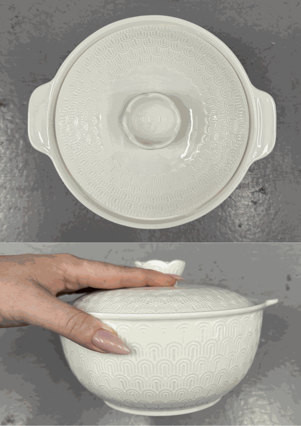 China Centre Food Serve Glass Pot
